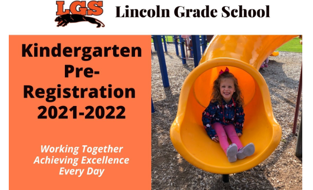 Kindergarten Pre-Registration Now Open