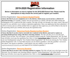 2019-20 Registration