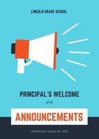 Announcements