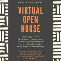Virtual Open House-March 4